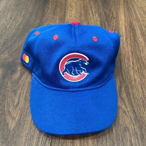 Chicago Cubs Hat Cap Logo SnapBack Baseball Cub Design Under Bill Melonwear
